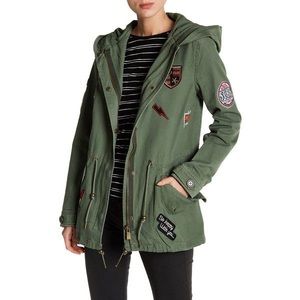 Bagatelle olive patch field jacket